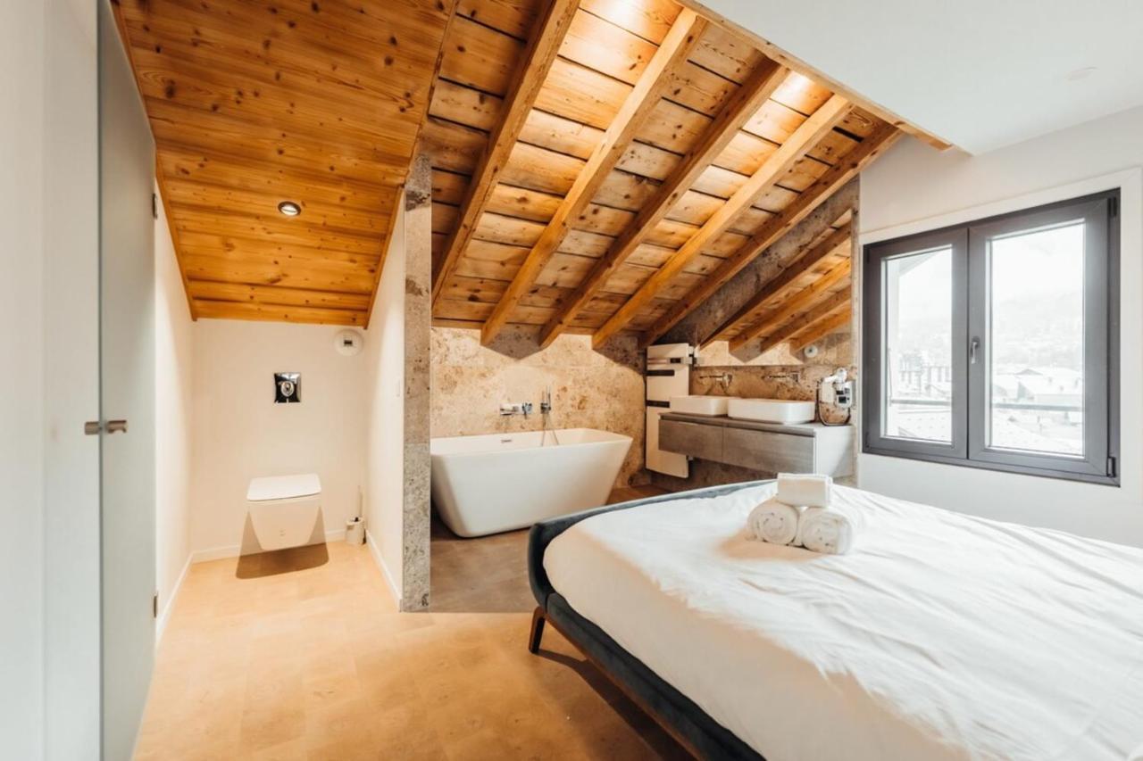 Luxurious 3-Bedroom Flat With Sauna And Garage Шамоні Екстер'єр фото