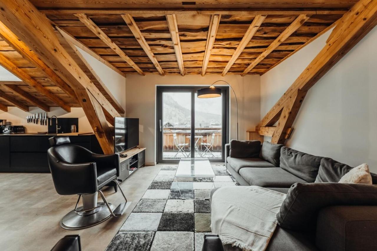 Luxurious 3-Bedroom Flat With Sauna And Garage Шамоні Екстер'єр фото