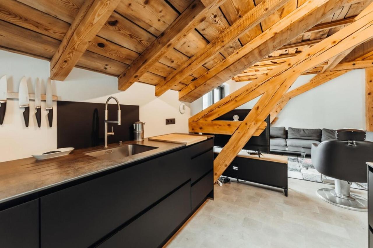 Luxurious 3-Bedroom Flat With Sauna And Garage Шамоні Екстер'єр фото