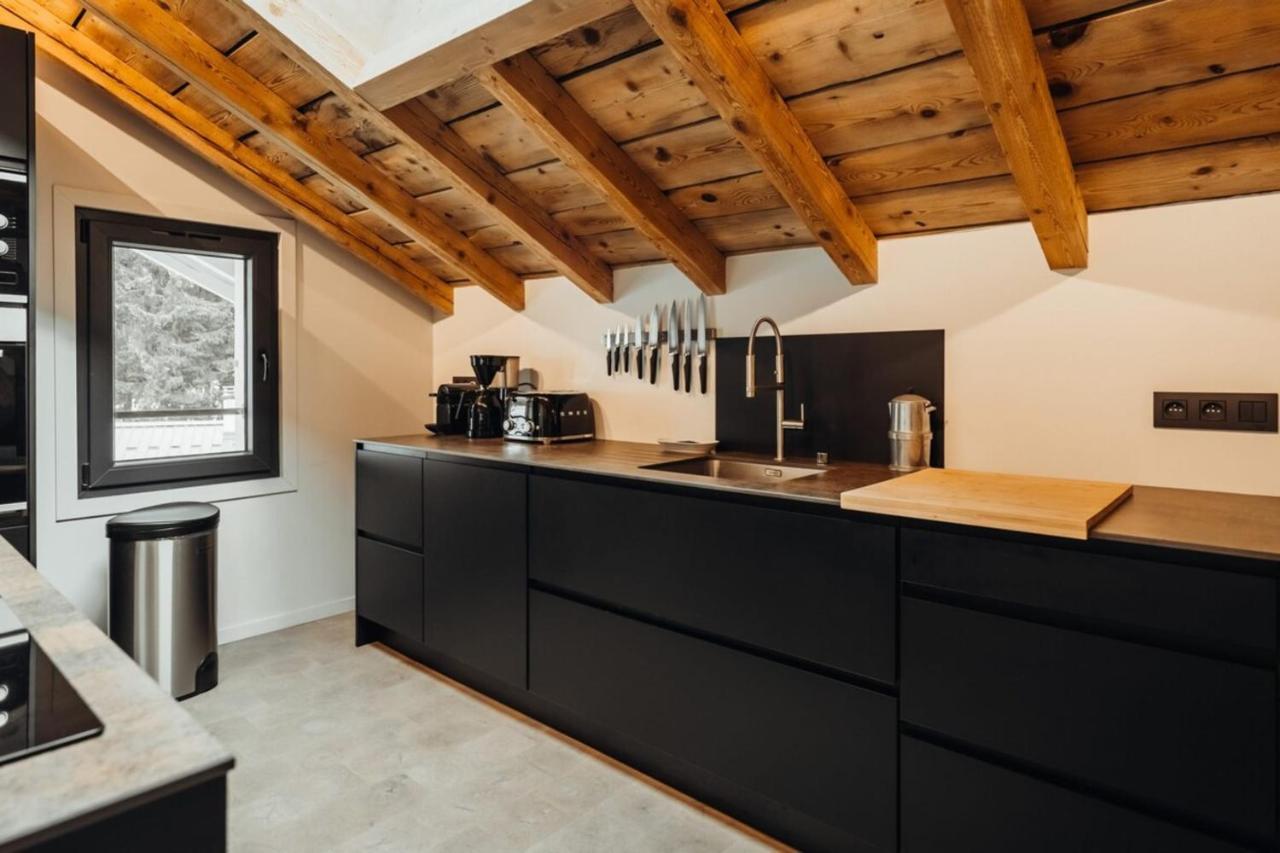 Luxurious 3-Bedroom Flat With Sauna And Garage Шамоні Екстер'єр фото