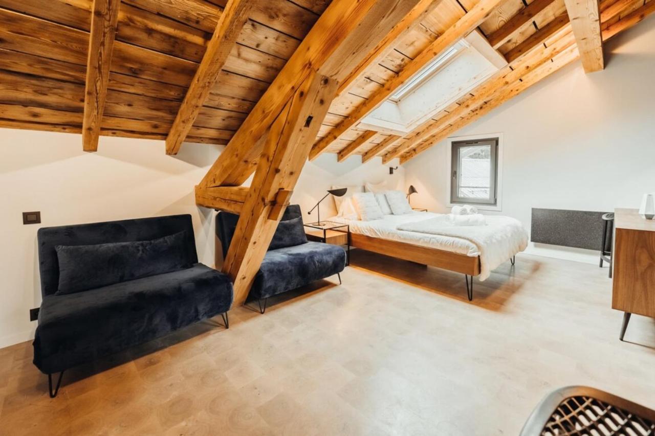 Luxurious 3-Bedroom Flat With Sauna And Garage Шамоні Екстер'єр фото
